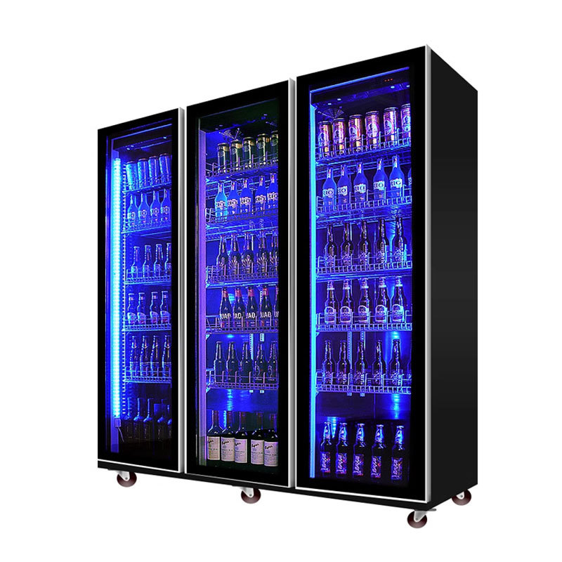 Commercial Chest Freezer - İçecek teşhir dolabı, market üç kapılı