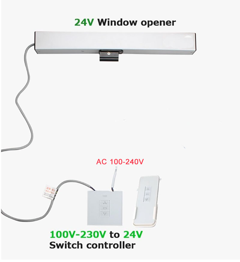 Commercial Kitchen Vent - 200 veya 300 veya 400mm Stroklu