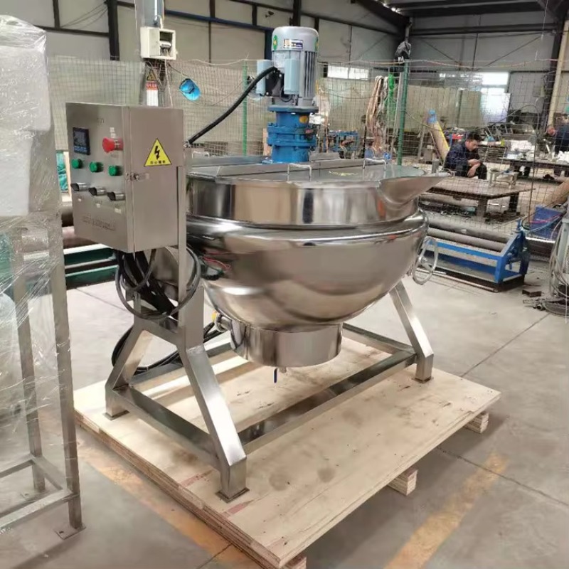 Commercial Kitchen Kettle - Eğimli Karıştırıcılı Buharlı Pişirme Kazanı Şeker