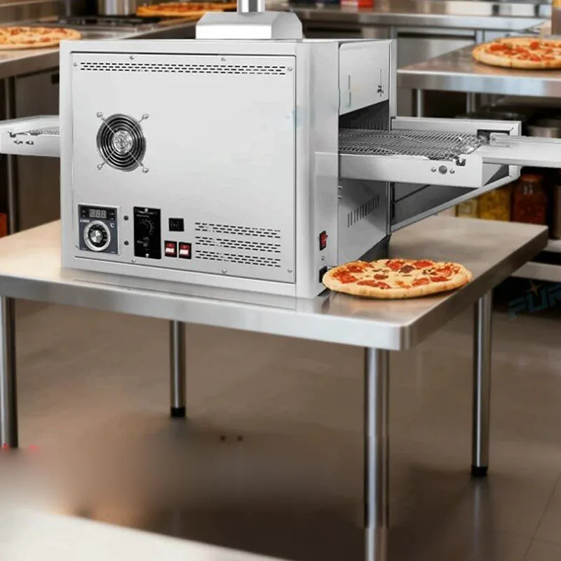 Pizza Conveyor Oven - Dijital Ayarlanabilir Hızlı Konveyörlü Pizza Fırını