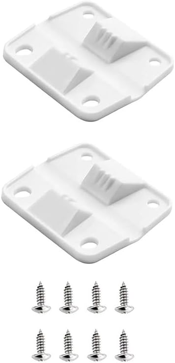 Commercial Chest Freezer - 2 adet beyaz plastik soğutucu menteşeler