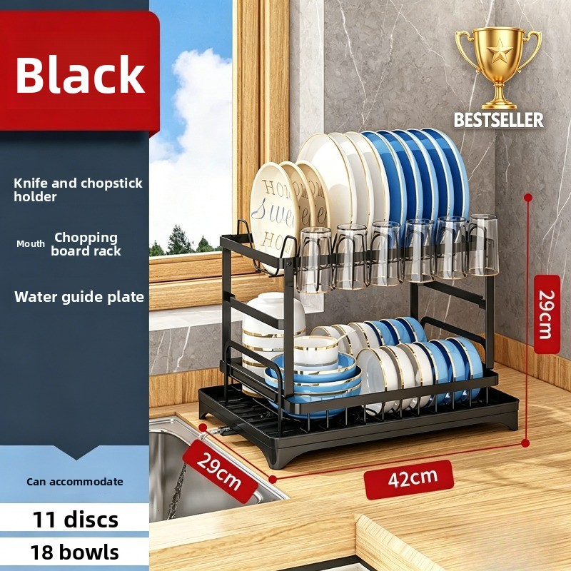 Commercial Kitchen Floor Drain - Çift katmanlı büyük kapasiteli bulaşık kurutmalığı
