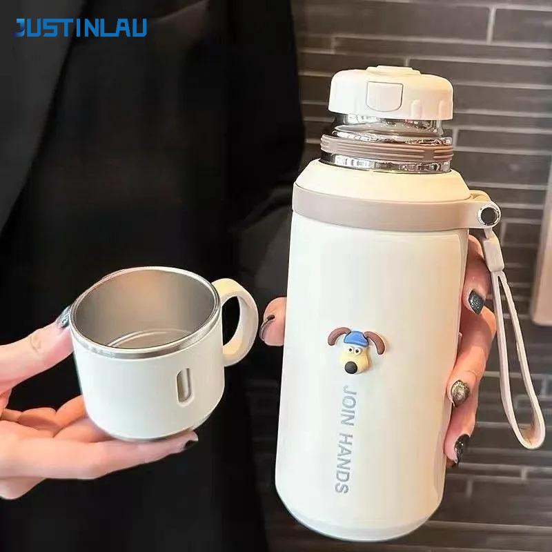 Commercial Kitchen Kettle - JUSTINLAU 600/800ML Termos Bardak Mutfak Vakum