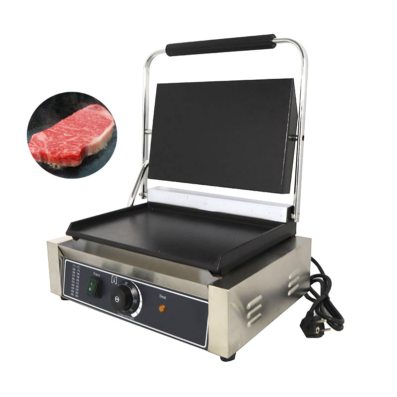 Sandwich Press Panini - Ticari Elektrikli Dökme Demir Kontakt Sandviç