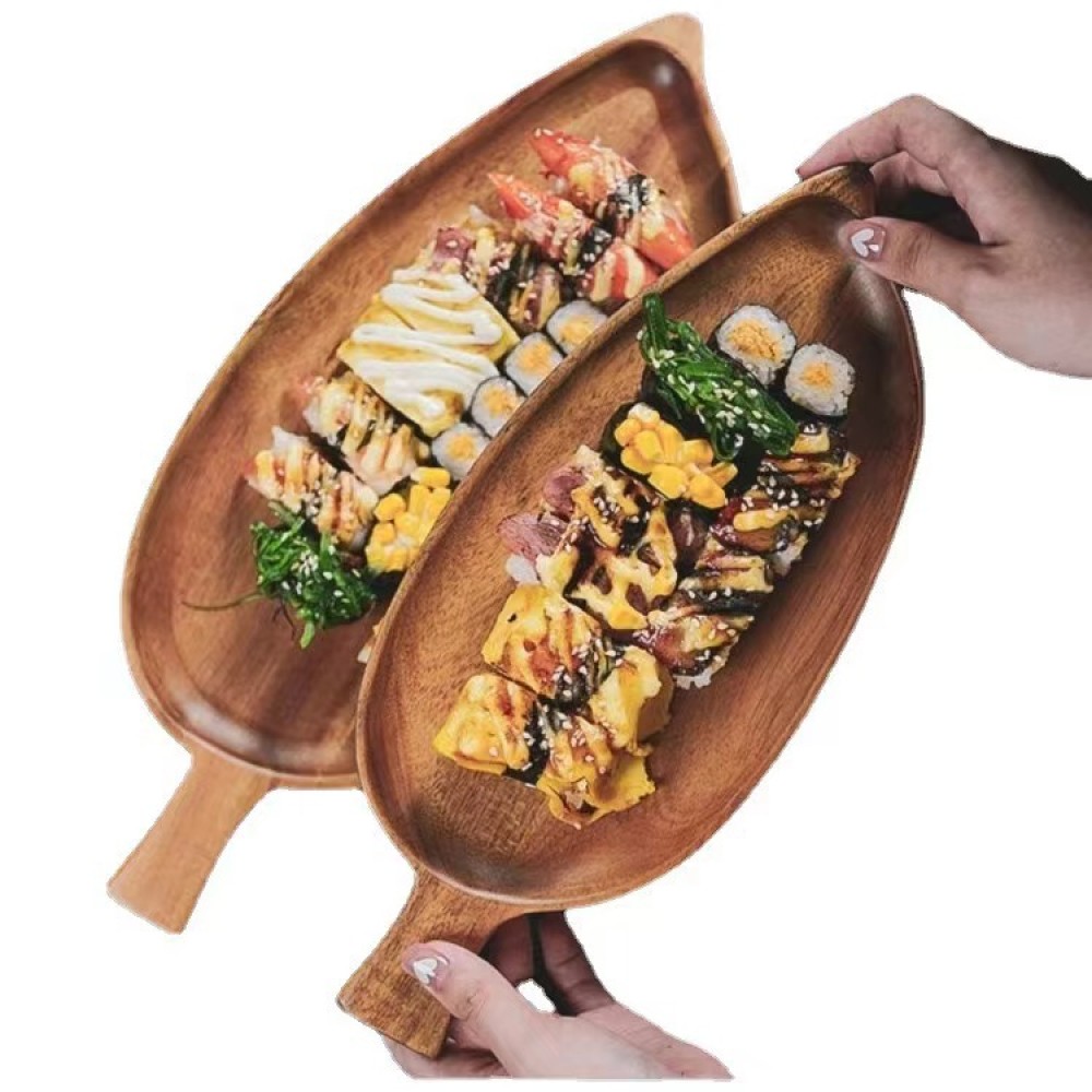 Pizza Conveyor Oven - Ahşap Yaprak Şeklinde Su Geçirmez Servis