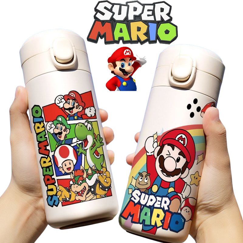 Commercial Kitchen Kettle - 420ML Süper Mario Bros Tumbler Termo