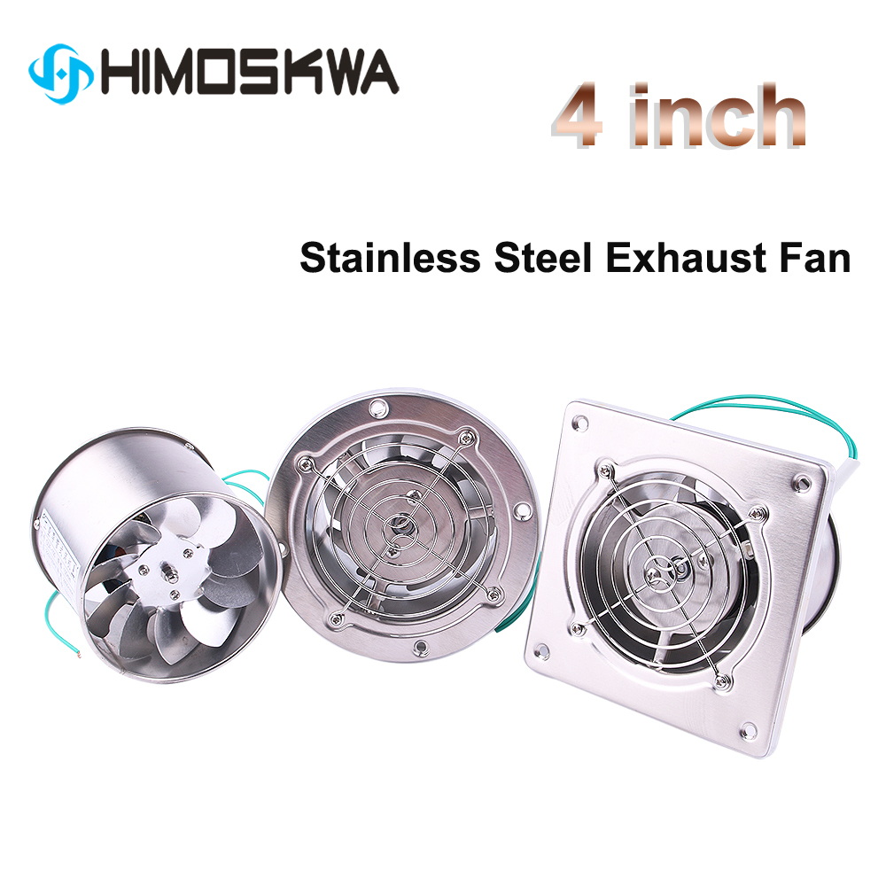 Commercial Kitchen Exhaust Fan - 4 inç Boru Paslanmaz Çelik egzoz