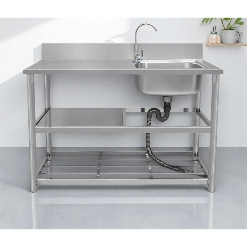 Paslanmaz çelik ayaklı evye ve - Commercial Kitchen Use incelemesi ve fiyatı
