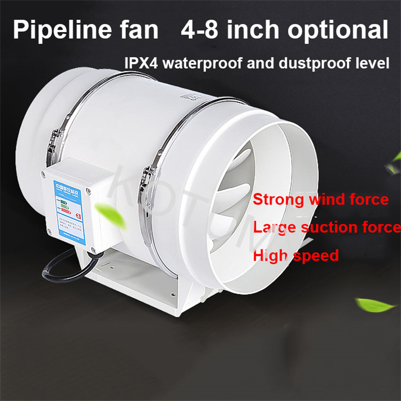 3/4/5/6/8 inç egzoz fanları ev - Commercial Kitchen Exhaust Fan incelemesi ve fiyatı