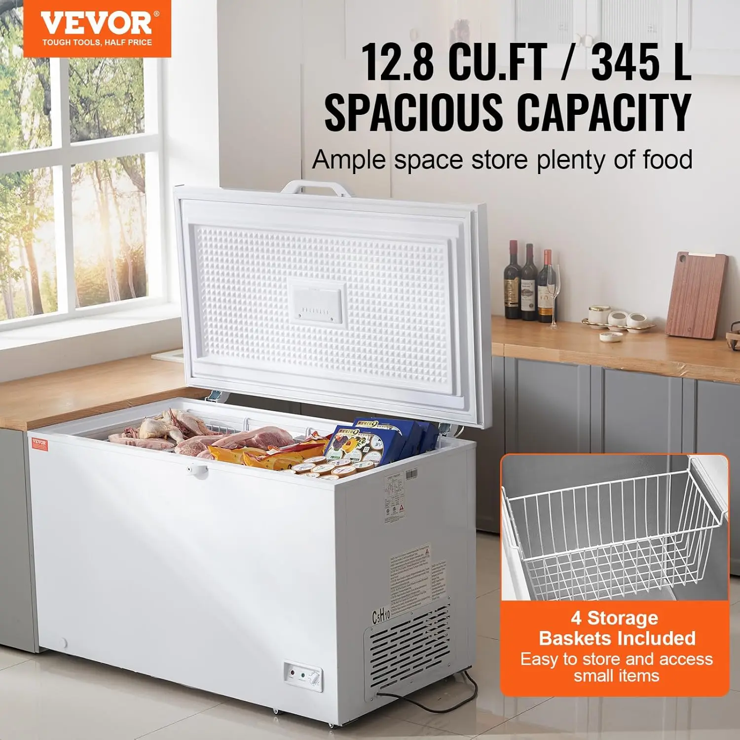 Sandık Tipi Dondurucu, 12.8 Cu - Commercial Chest Freezer incelemesi ve fiyatı