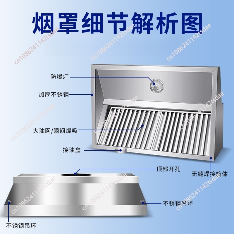Ticari Paslanmaz Çelik Davlumb - Commercial Kitchen Exhaust Fan incelemesi ve fiyatı