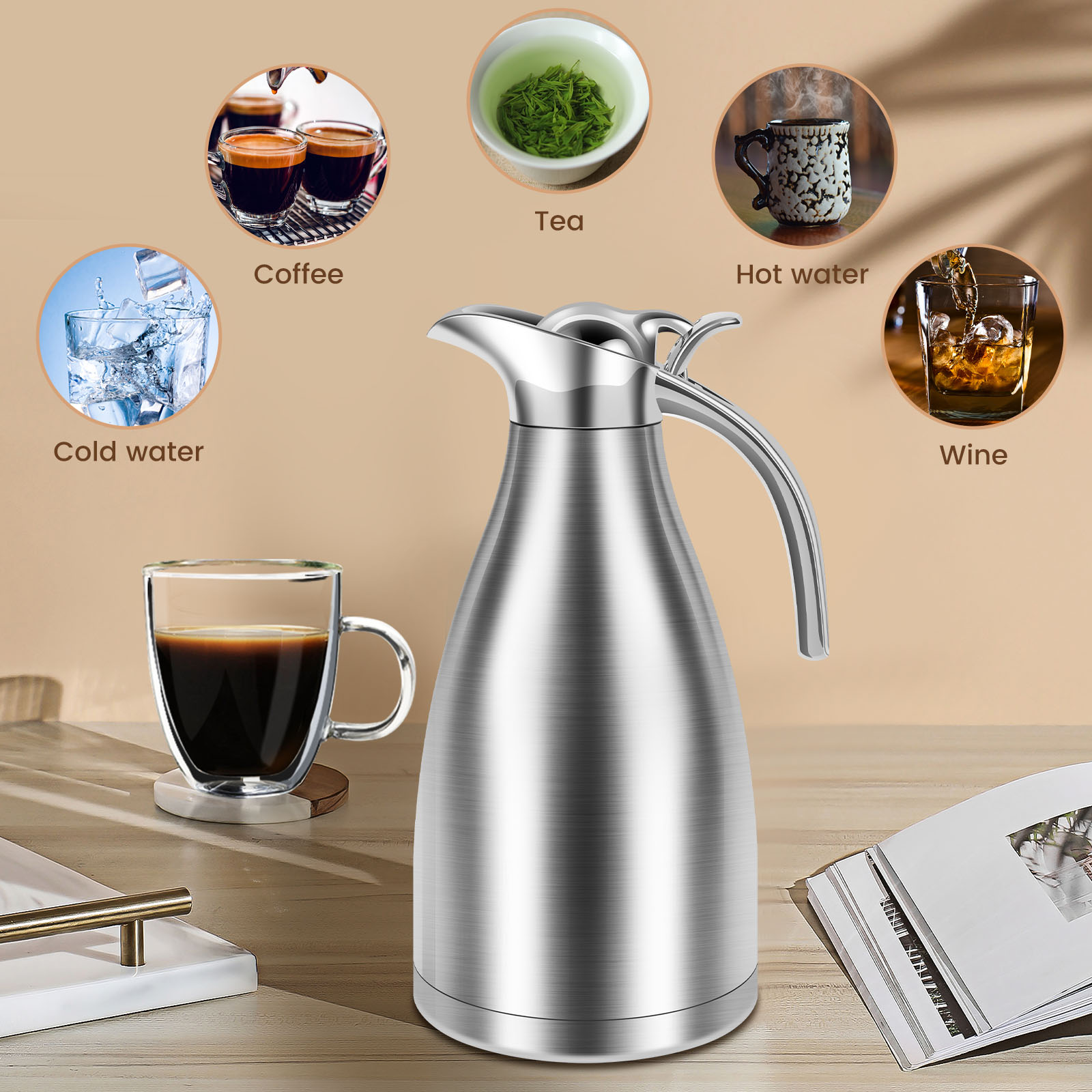 Mutfak Termosu 2000ml Paslanma - Commercial Kitchen Kettle incelemesi ve fiyatı