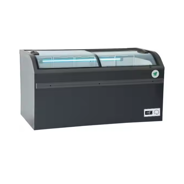 Ticari kavisli üst camlı sürgü - Commercial Chest Freezer incelemesi ve fiyatı