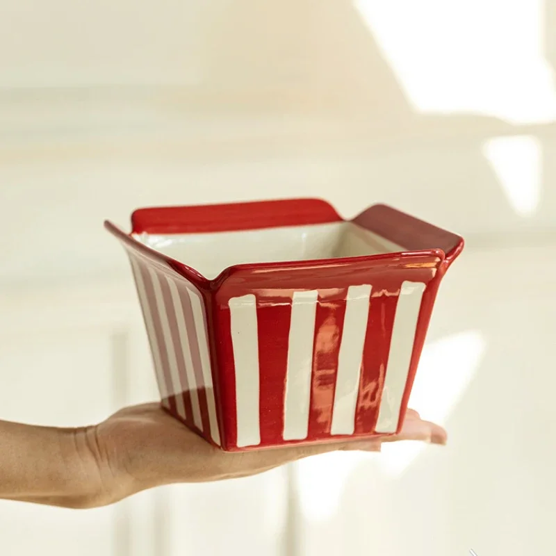Yaratıcı seramik kase kare ev  - Commercial Kitchen Items incelemesi ve fiyatı