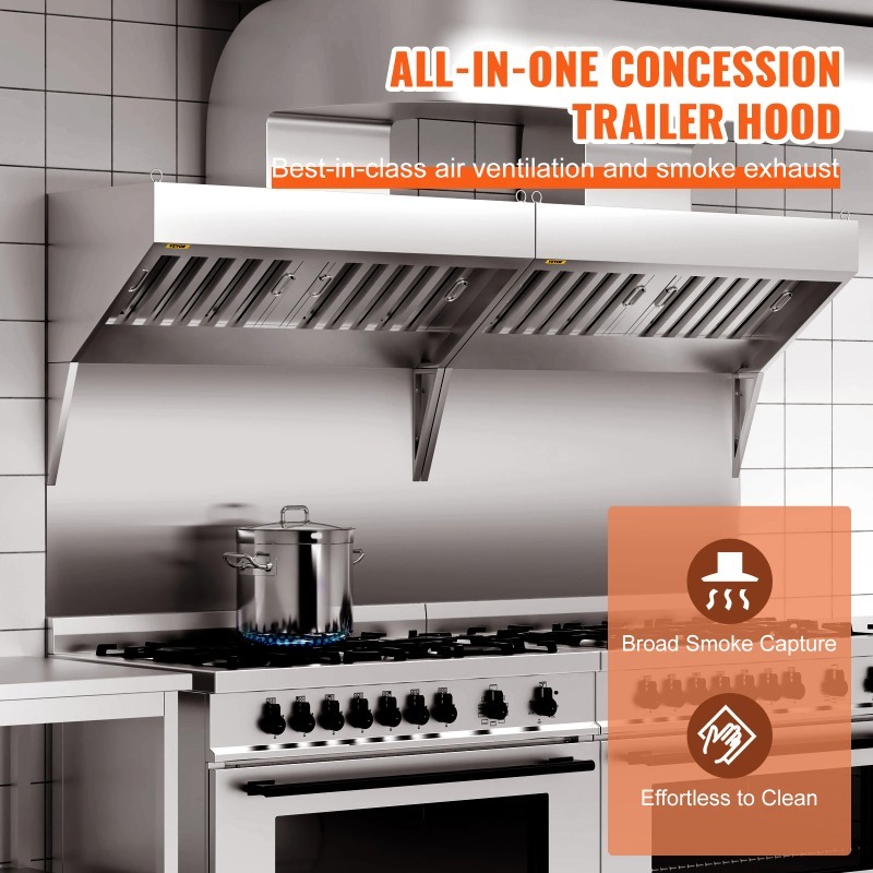 4/5/6/7/8/9FT Ticari Davlumbaz - Commercial Kitchen Vent incelemesi ve fiyatı