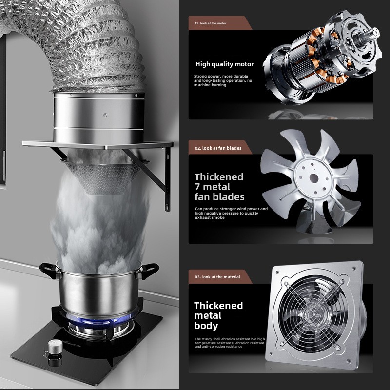 6/8 inç Aspiratör Havalandırma - Commercial Kitchen Exhaust Fan incelemesi ve fiyatı